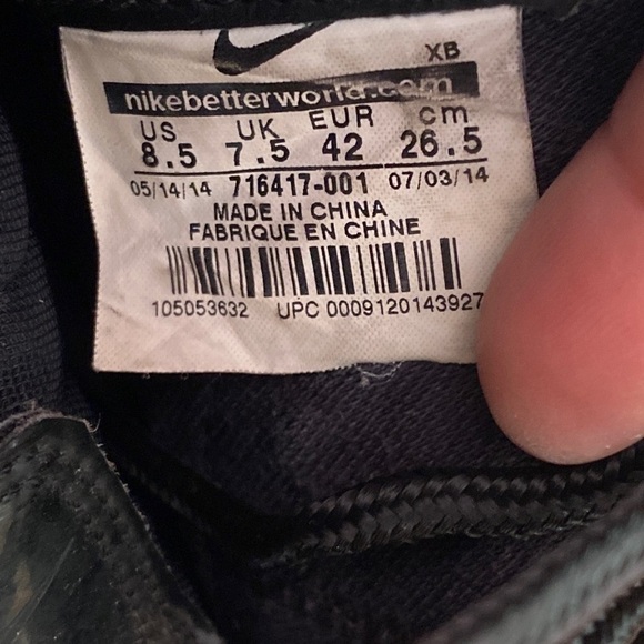 Nike LeBron XII 12 NSW Black Challenge Red Men Shoes Size 8/5 US 716417-001. - Picture 7 of 9